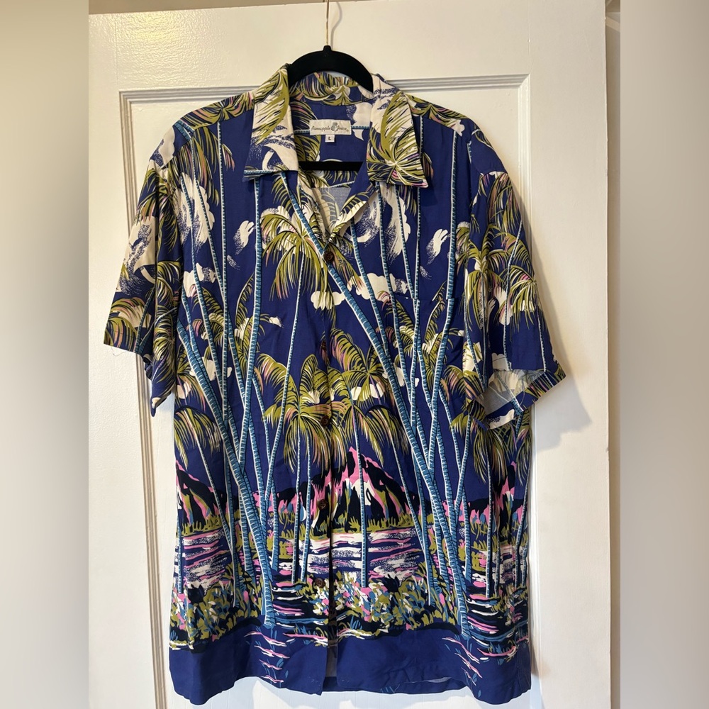 Tropical Blue Hawaiian Shirt